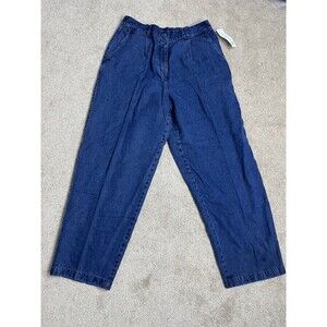 VTG NWT 90s Y2K LL Bean Women’s 12 Petite Tencel Soft Lightweight Tapered Pants‎